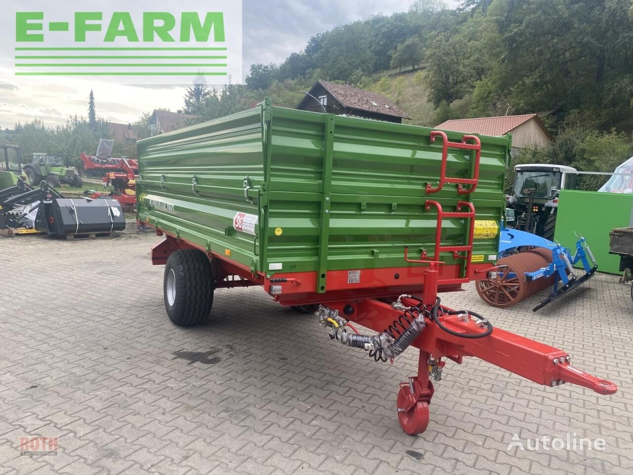 Pronar t 671 platform trailer