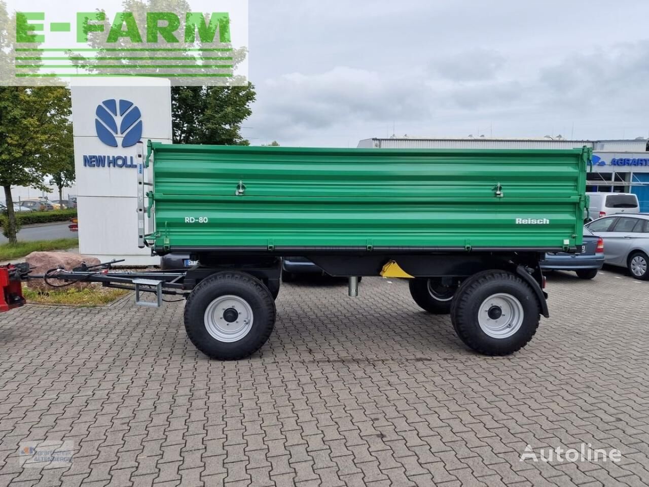 Reisch reisch rd 80 platform trailer