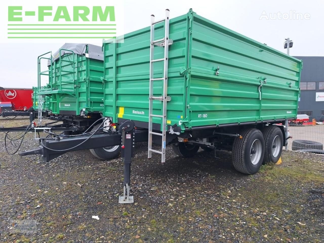 Reisch rt 180 platform trailer