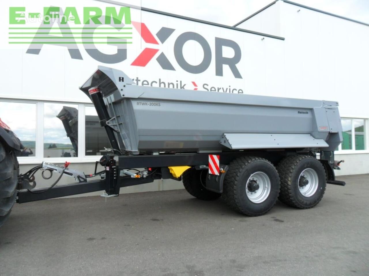 Reisch rtwk 200 ks550 hardox platform trailer