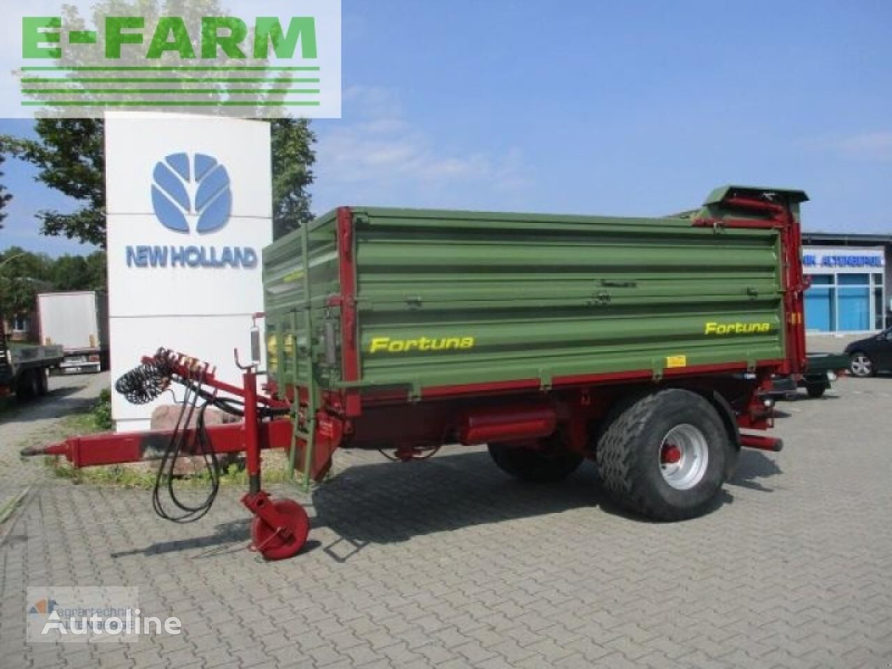 fed 80 mit hydr. heckklappe platform trailer