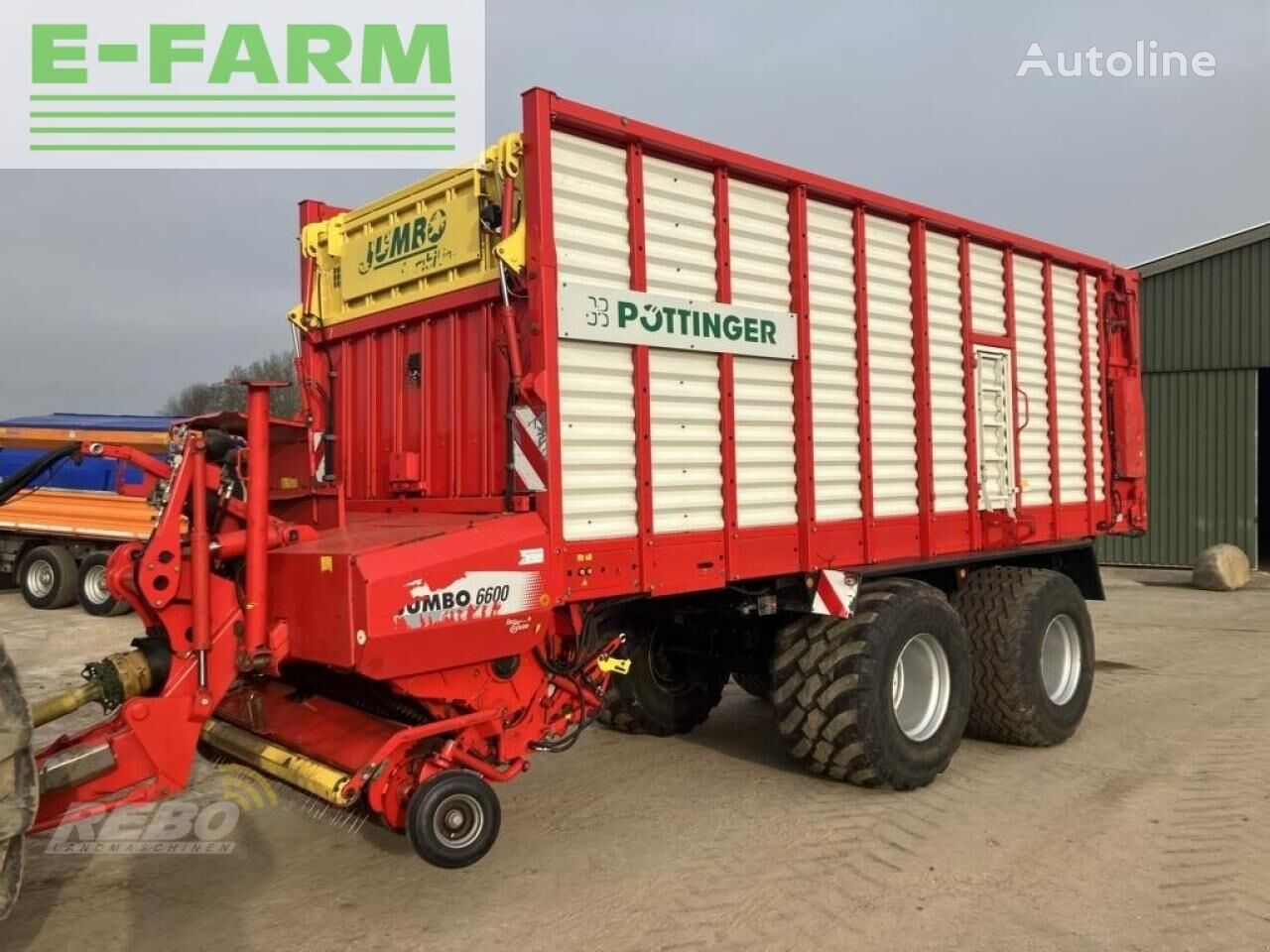 jumbo 6600 d combi Plattformanhänger