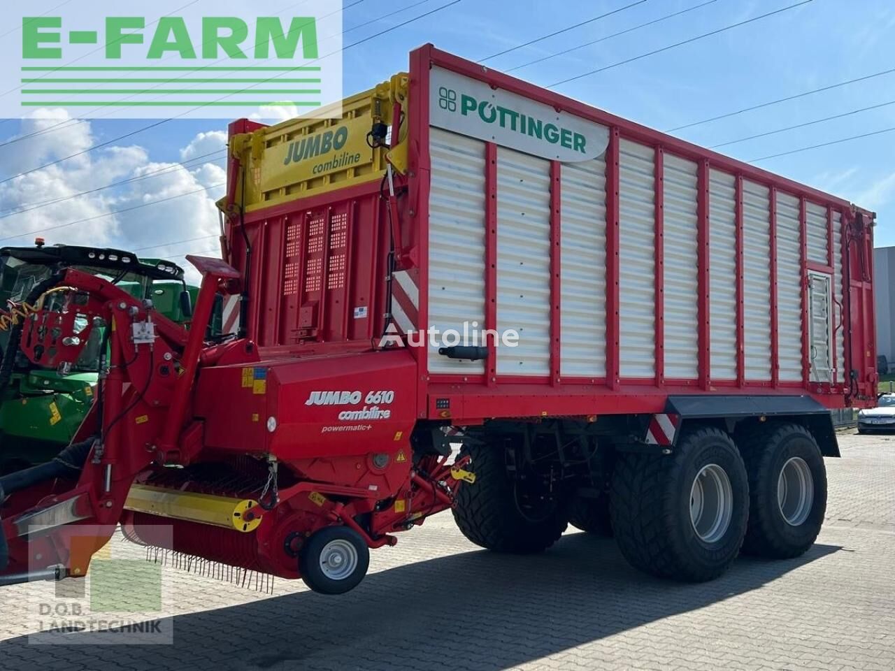 jumbo 6610 l combiline remolque plataforma