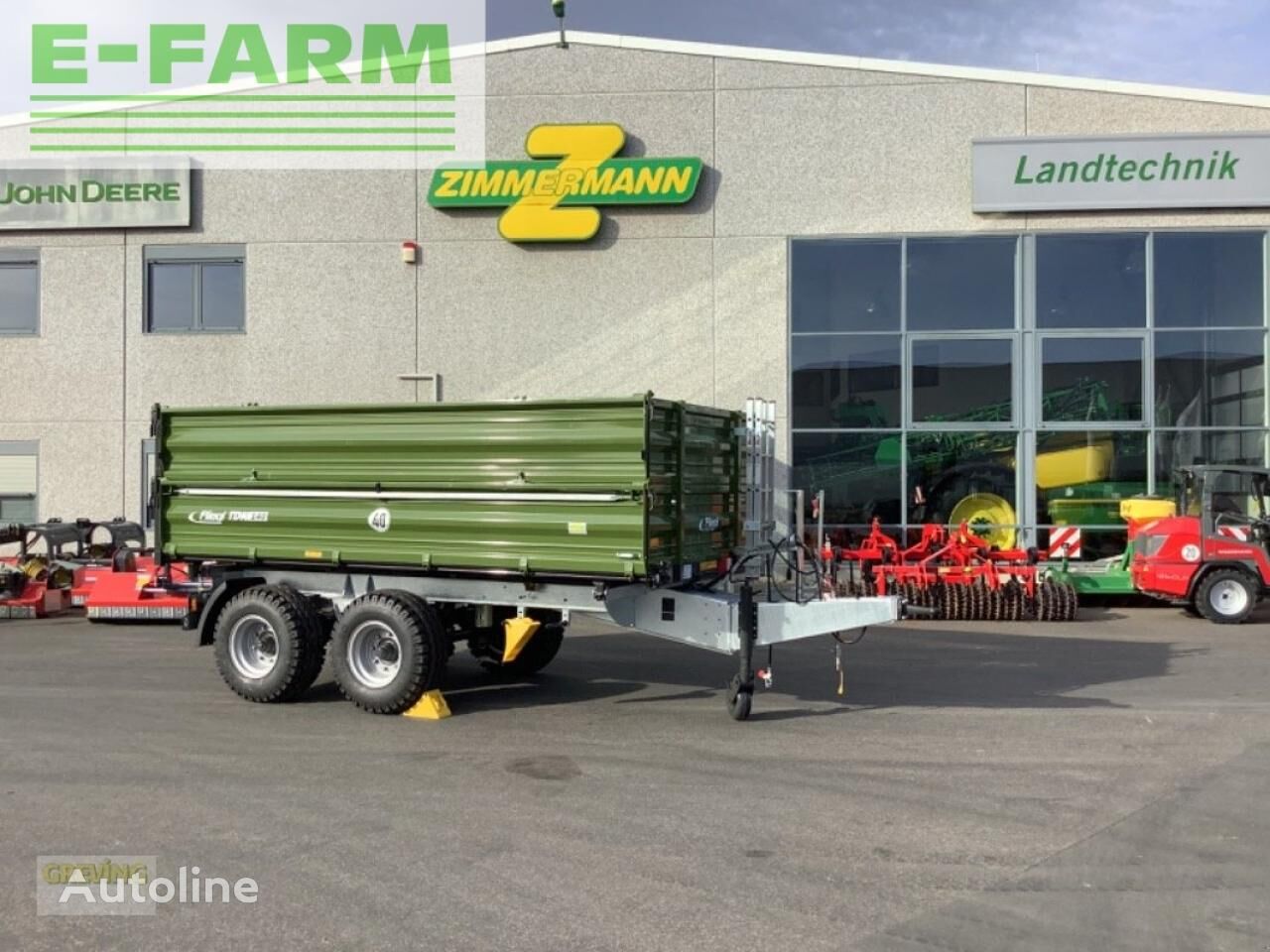 Tdk 140 fox platform trailer - Autoline