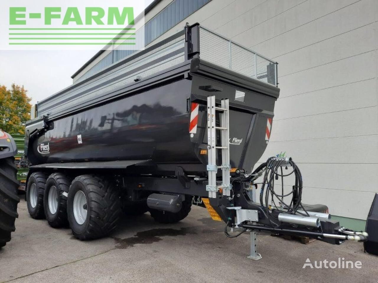 tmk 375 s profi s700 spezialstahl sand- & schott platform trailer