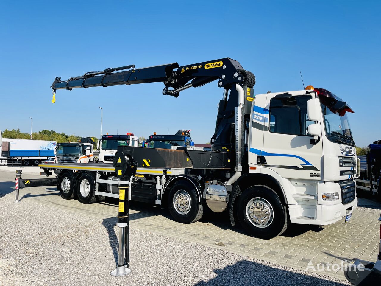 DAF CF XF 85.410 nyitott platós teherautó