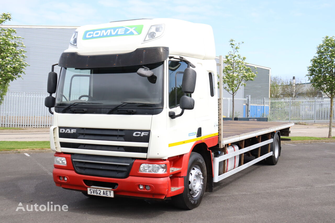 DAF CF65 250 4X2 MANUAL 27FT FLATBED (2012) platform truck