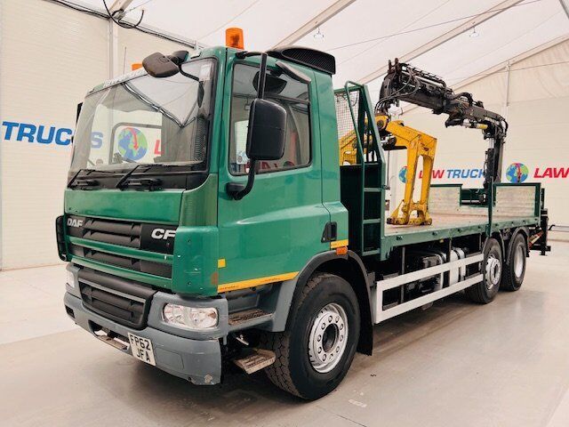 φορτηγό πλατφόρμα DAF CF75 310 Day Cab Dropside Brick Grab