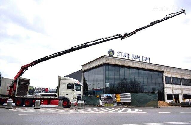 DAF XF 440 6x2 FASSI F 365 FLY JIB TRAILER CRANE platform truck - Autoline