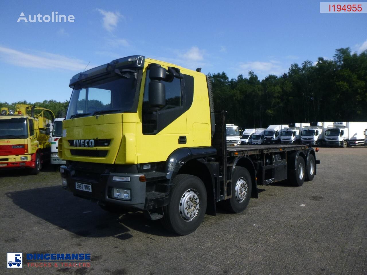 IVECO AT340T45/P 8x4 RHD platform platform truck