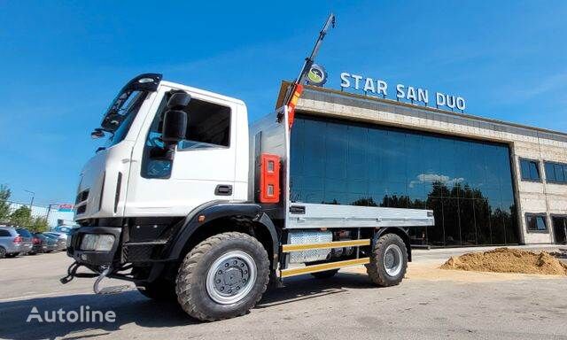 IVECO EUROCARGO 4x4 ML110 HMF 202 EURO 6 Kran Crane camión plataforma