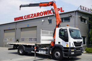 nákladní vozidlo platforma IVECO Stralis 19t 310 HP / E6 / Fassi crane / 15 pallets / length 6.2