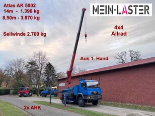 грузовик платформа MAN 18.232 4x4 Atlas AK 5002 14m 1.390 kg Seilwinde