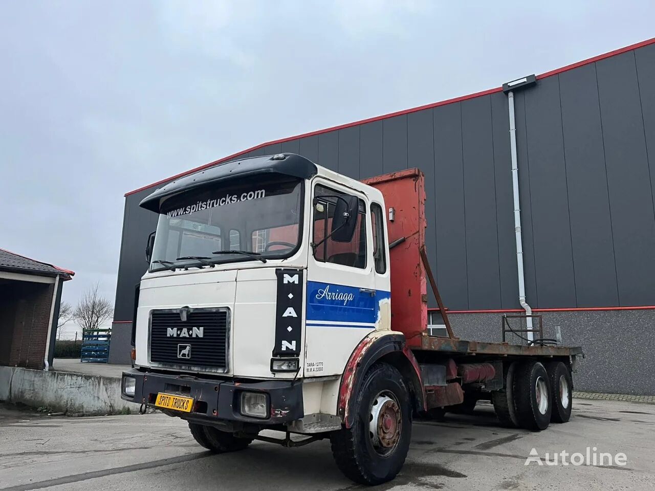 MAN 26.321 Manual + FULL STEEL (6x4) platform truck