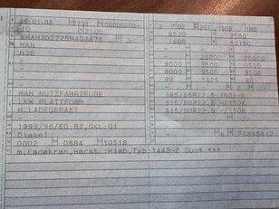 MAN 26.350 6X4 Pritsche mit Kran cami&oacute;n plataforma