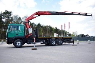ciężarówka platforma MAN TGA 26.360 6x2 FASSI F 420 XP Crane Kran