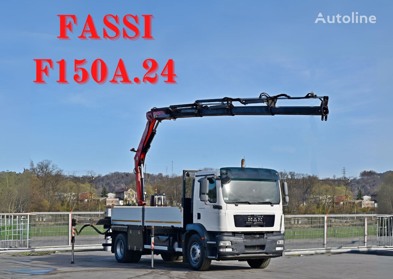 MAN TGM 18.340* PRITSCHE 5,50m* KRAN /FUNK platform truck