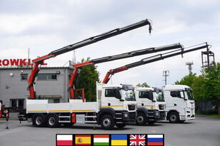 грузовик платформа MAN TGS 26.420 6x4 / Fassi F215A.2.24 / remote control / Rotator / 1