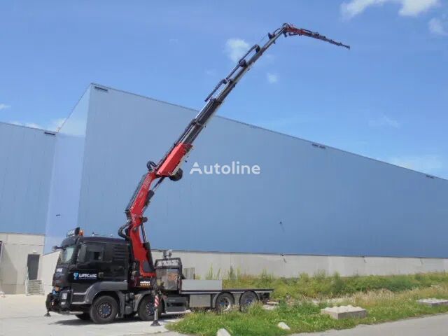 platforma sunkvežimis MAN TGS 35-460 8X2 EUR6 + FASSI F820 RA + JIB