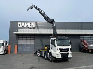 грузовик платформа MAN TGS 35.470 TGS 35.470 8X2-6 BL Oprijwagen + HIAB 322E-6 HIPRO +