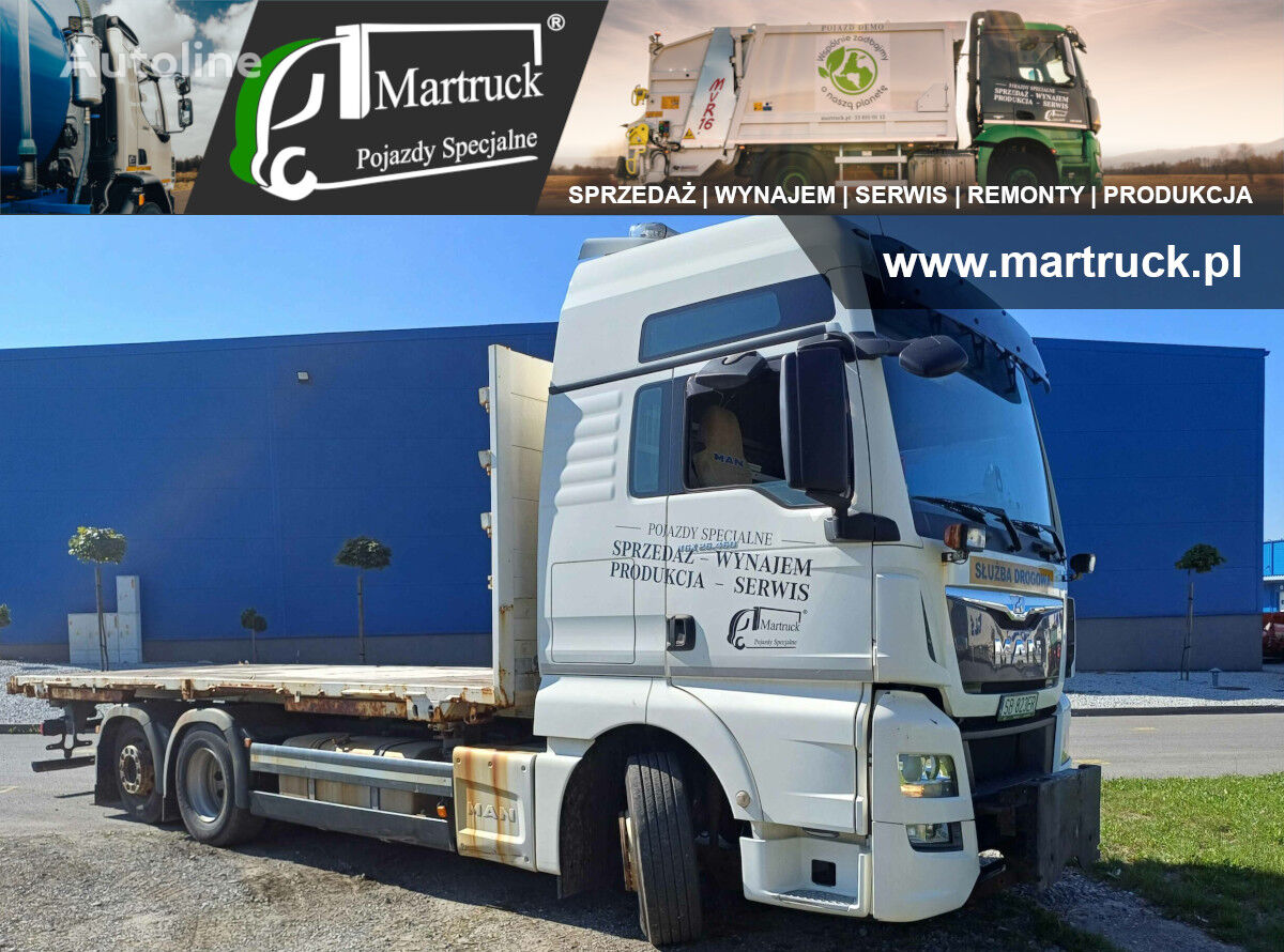 MAN TGX camión plataforma