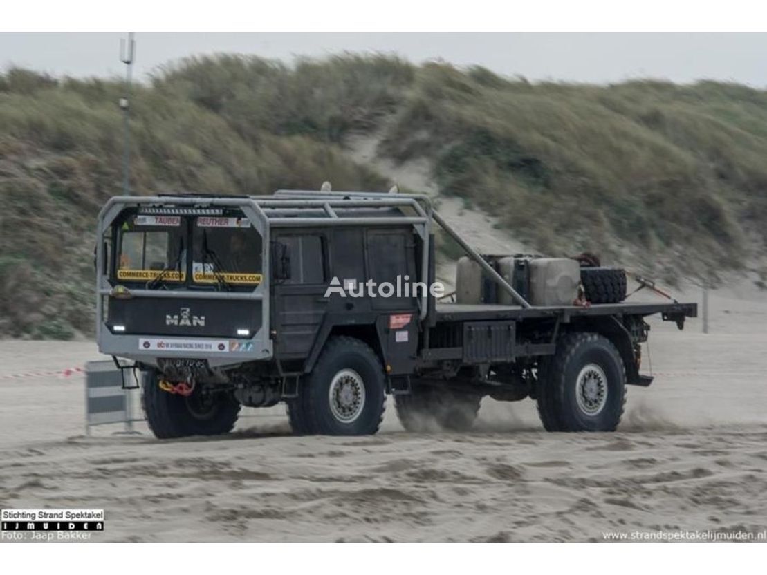 camion platformă MAN kat 1 rally v8 turbo