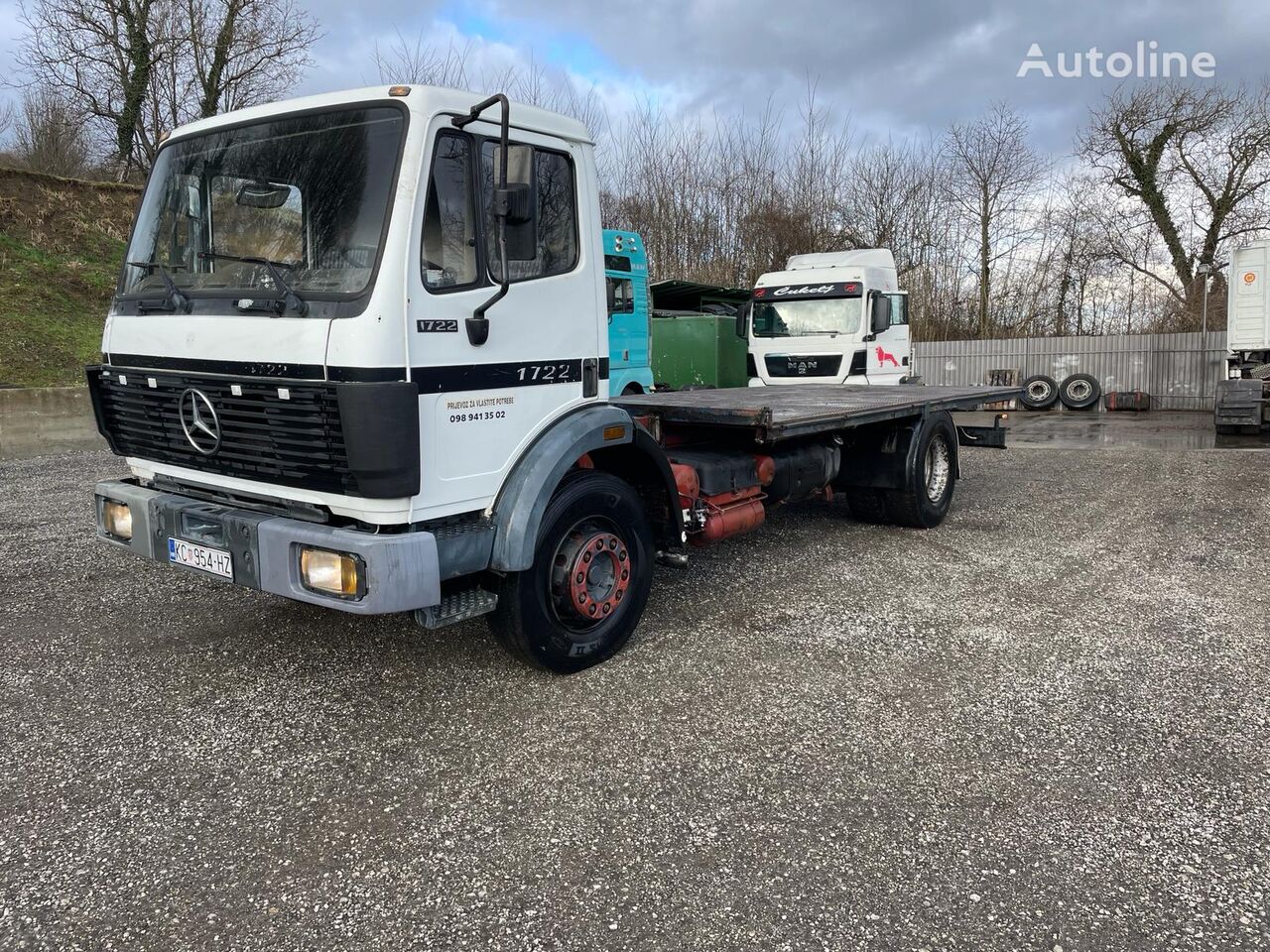 Mercedes-Benz 1722  camión plataforma