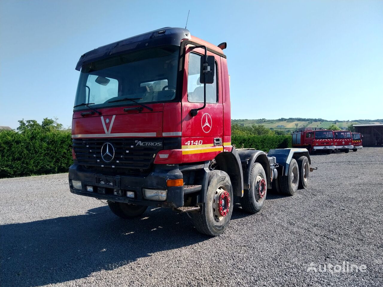 Mercedes-Benz Actros 4140 camión plataforma