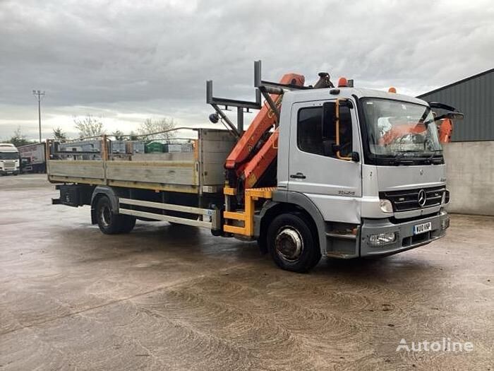 camion piattaforma Mercedes-Benz Atego 4x2 15T Flat c/w Crane