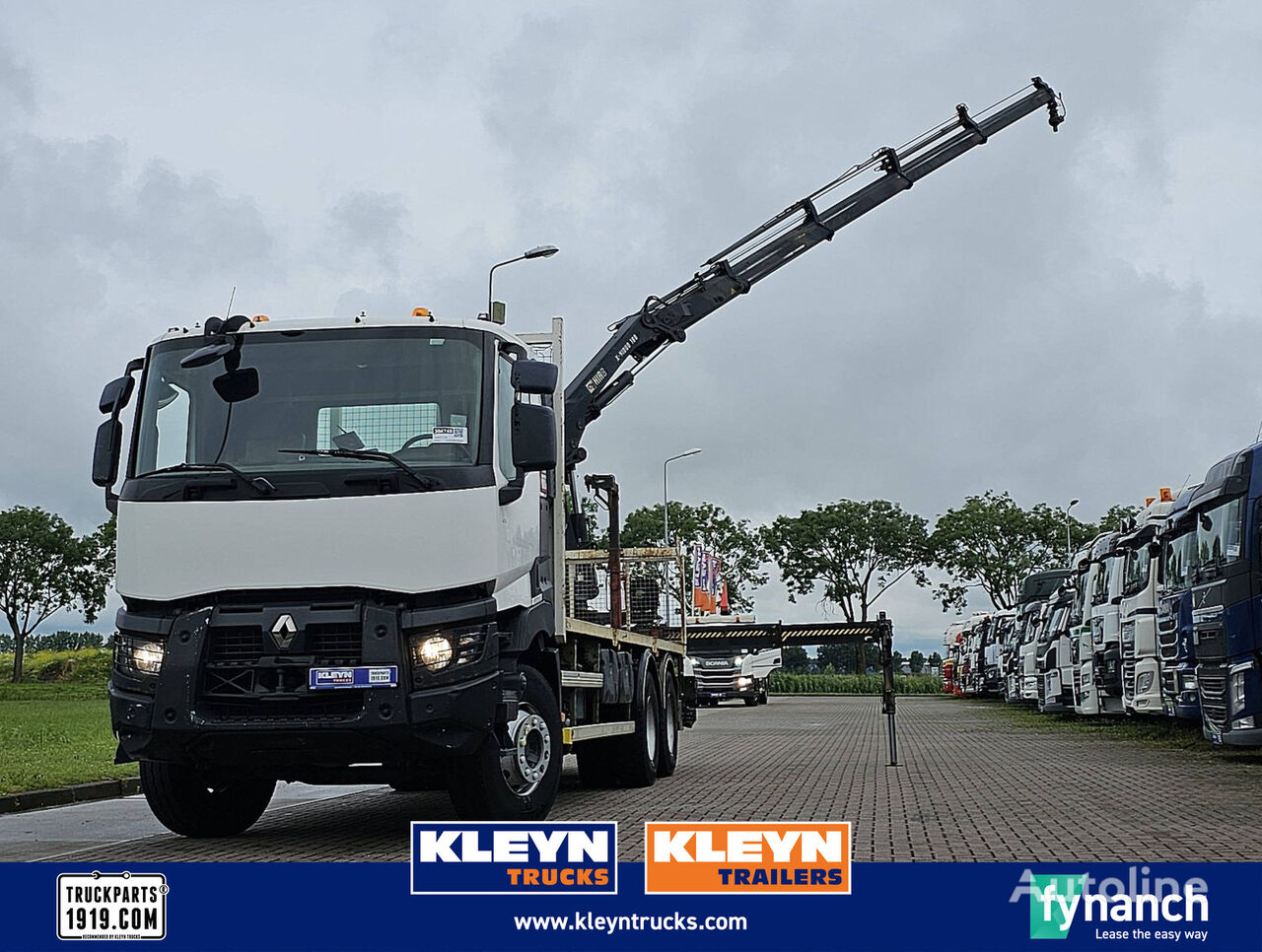 грузовик платформа Renault C 430 6x4 hiab188es4