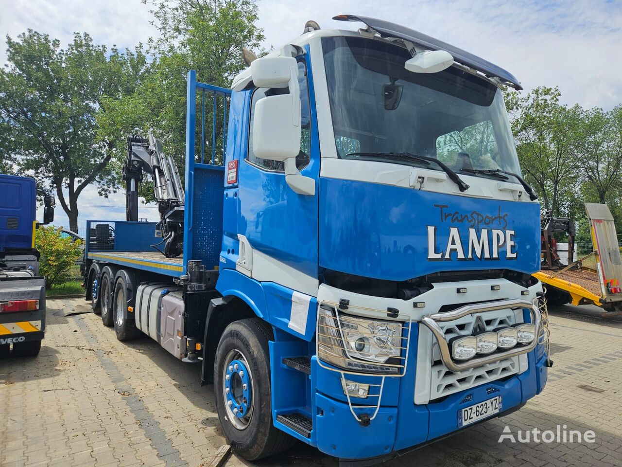 camion platformă Renault C460