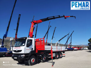 Renault KERAX 430 DXI 8X4 GRUA PALFINGER PK 21000 + JIB CAJA FIJA 32T platform truck for sale - Image 6 | Autoline SG Renault KERAX 430 DXI 8X4 GRUA PALFINGER PK 21000 + JIB CAJA FIJA 32T platform truck | Image 6 - Autoline