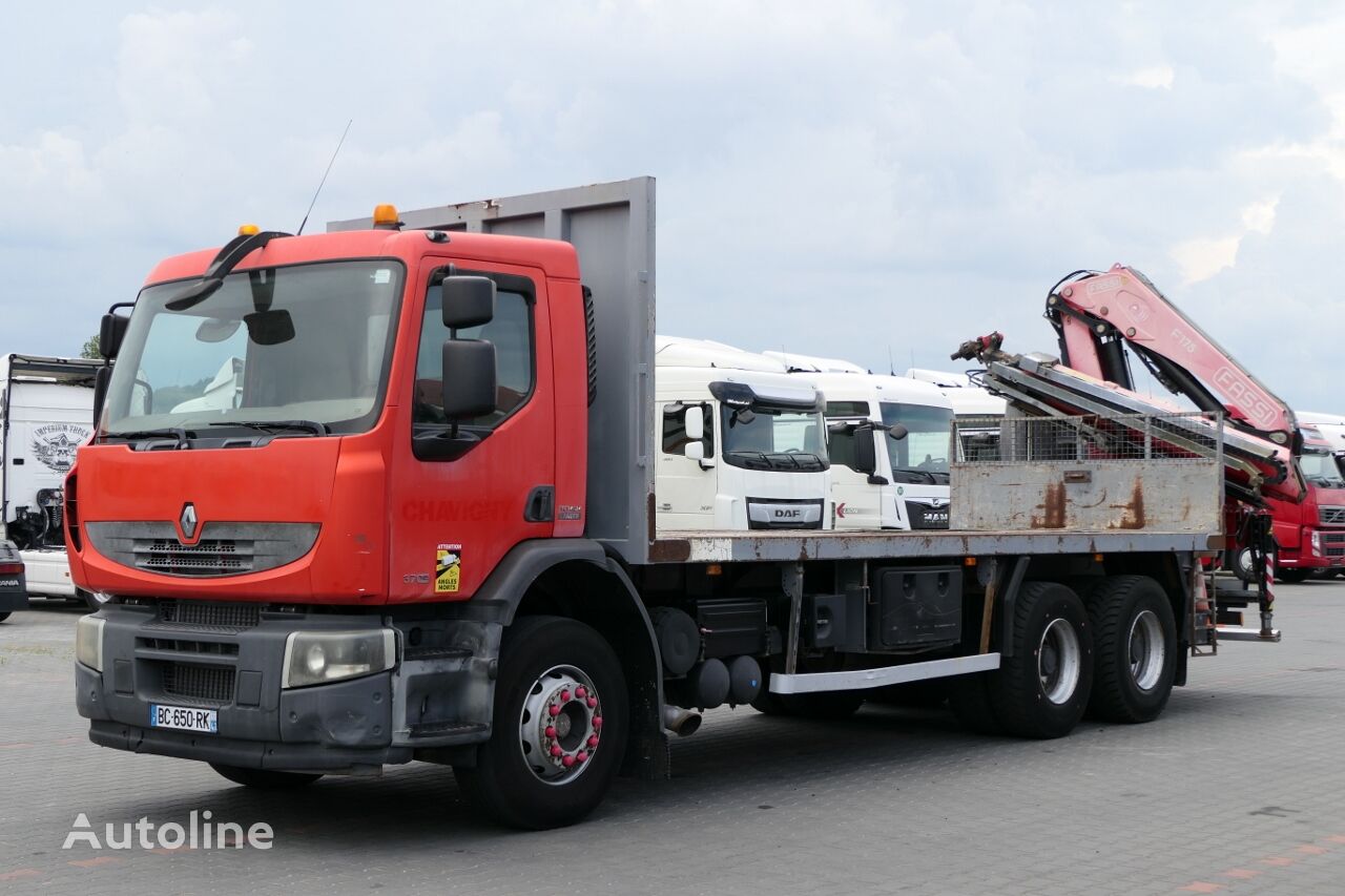 Renault KERAX LANDER 370 DXI vrachtwagen platte bak