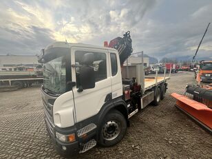 Scania P320 vrachtwagen platte bak