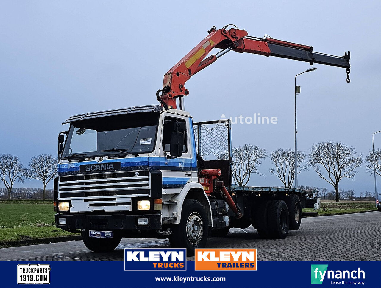 عربة مقطورة مسطحة Scania P93.250 6X2H PK13500A