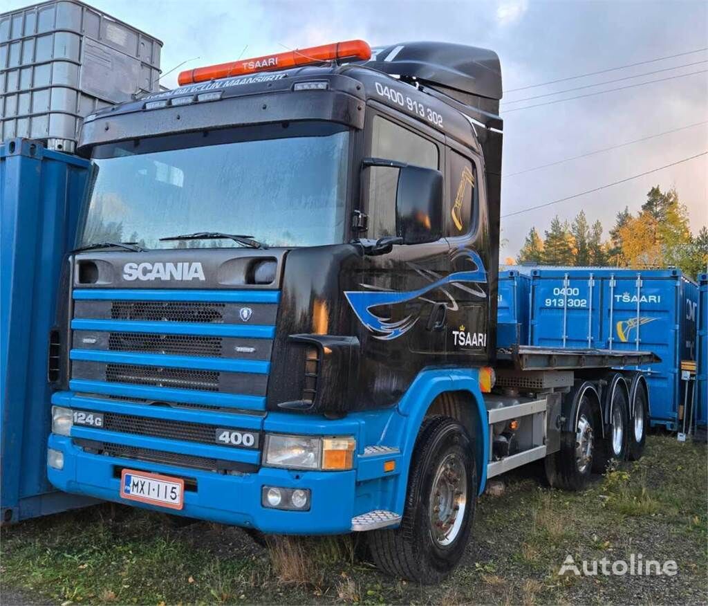 Scania R 124 GB platform truck