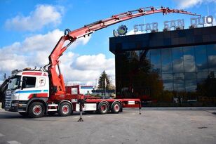 Scania R 520 8x2 FASSI F 660 EURO 5 FLY JIB Kran CRANE platform truck