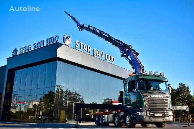 플랫폼 트럭 Scania R 520 8x2 FASSI F 950 FLY JIB EURO 6 Kran CRANE