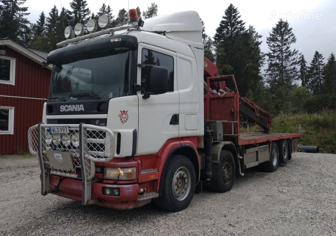 عربة مقطورة مسطحة Scania R420