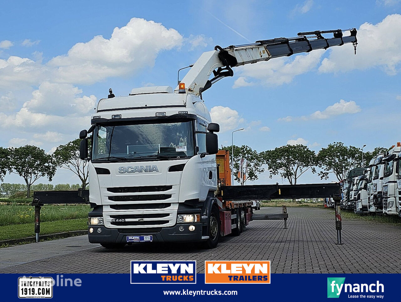 Scania R440 6x2*4 hmf 5020 k5 platform truck