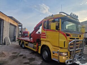 Scania R480 vrachtwagen platte bak