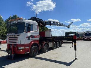 грузовик платформа Scania R480 10×4/6 Hiab 1055 E-8 Hipro Nosturiauto