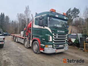 camion platformă Scania R480 LB 8X2 6HNB