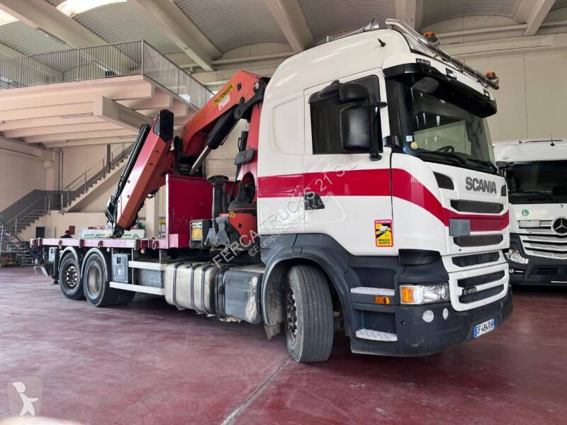 Scania  R490  platform truck