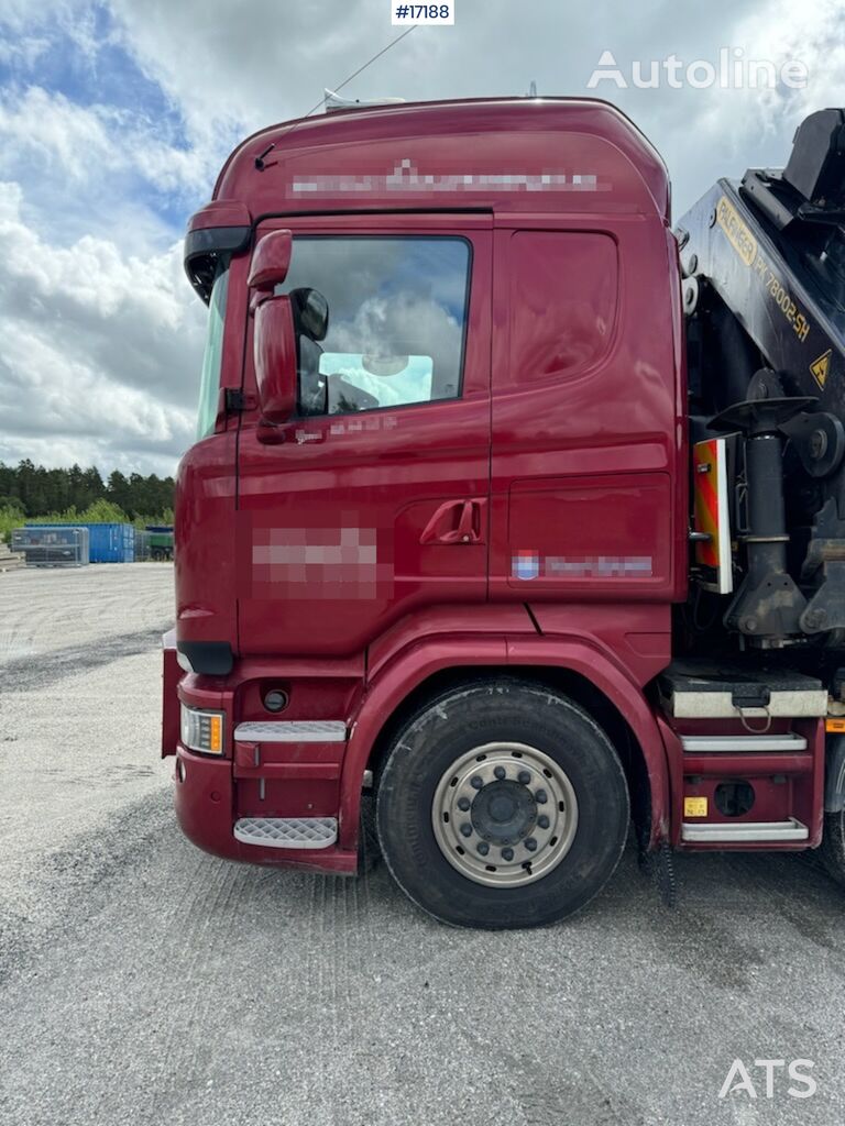 Scania R580  plattform lastbil