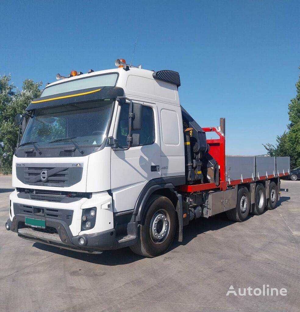 грузовик платформа Volvo 460 8×2 PALFINGER PK 42002 AÑO 2012