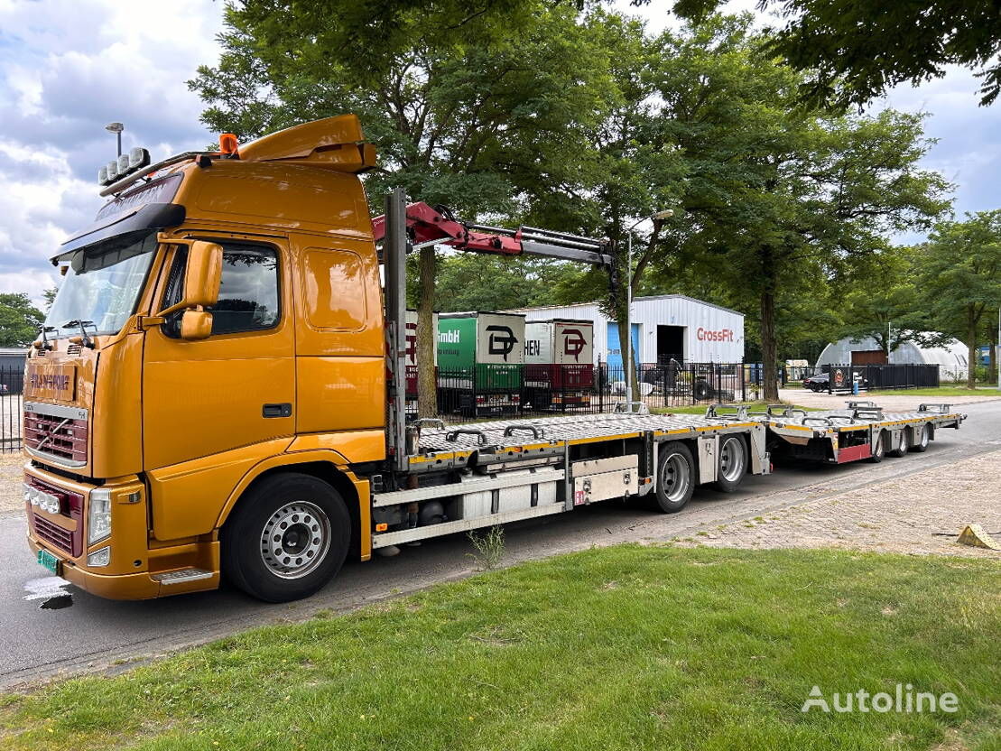 Volvo FH kamion platforma + prikolica platforma