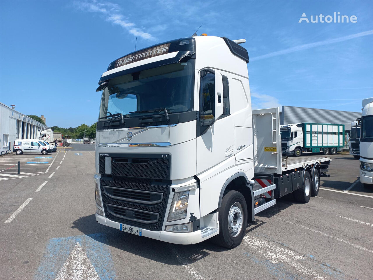 camion platformă Volvo FH