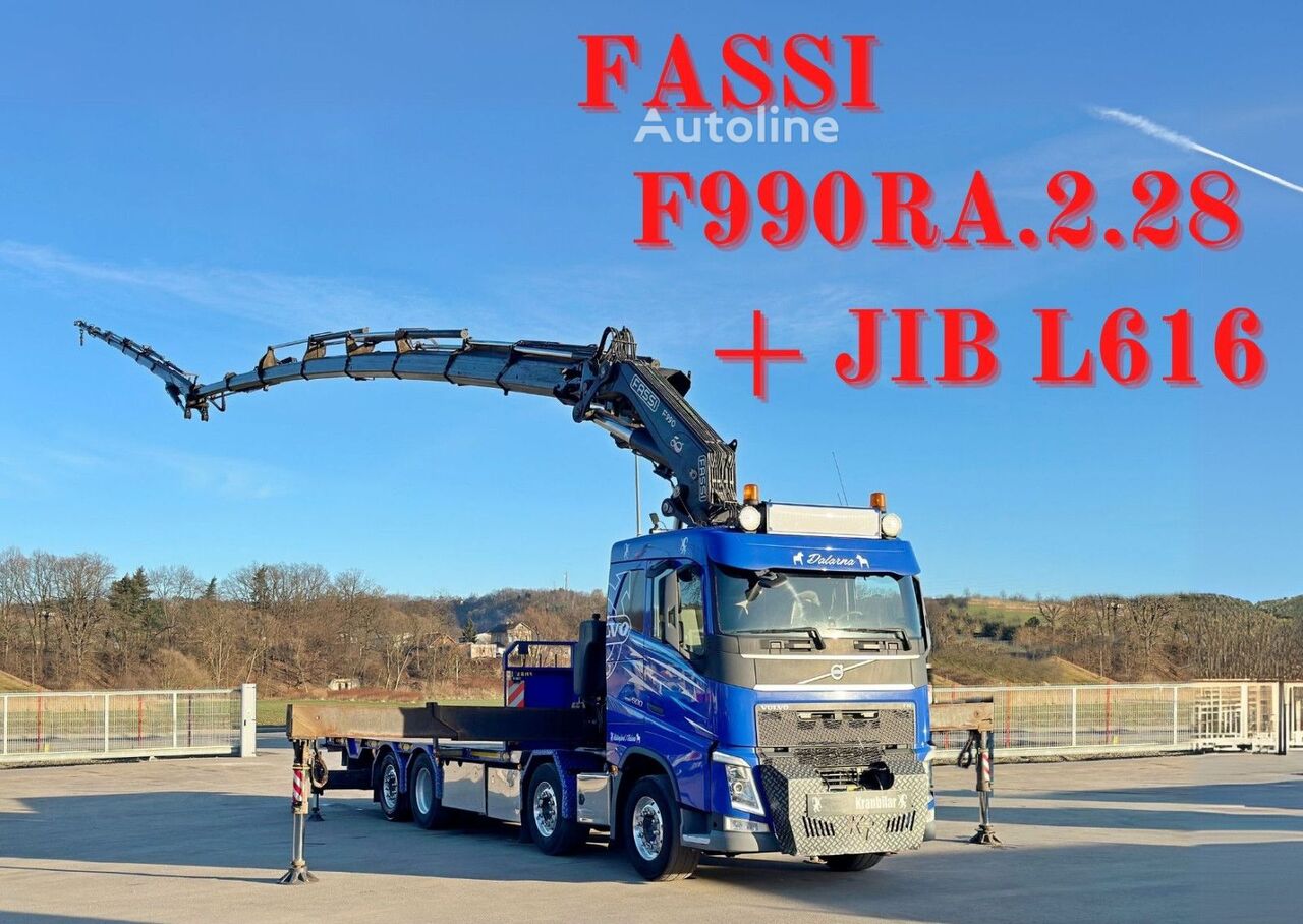 Volvo FH 500 * FASSI F990RA.2.28 + JIB L616 + FUNK プラットフォームトラック