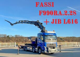 Volvo FH 500 * FASSI F990RA.2.28 + JIB L616 + FUNK vrachtwagen platte bak